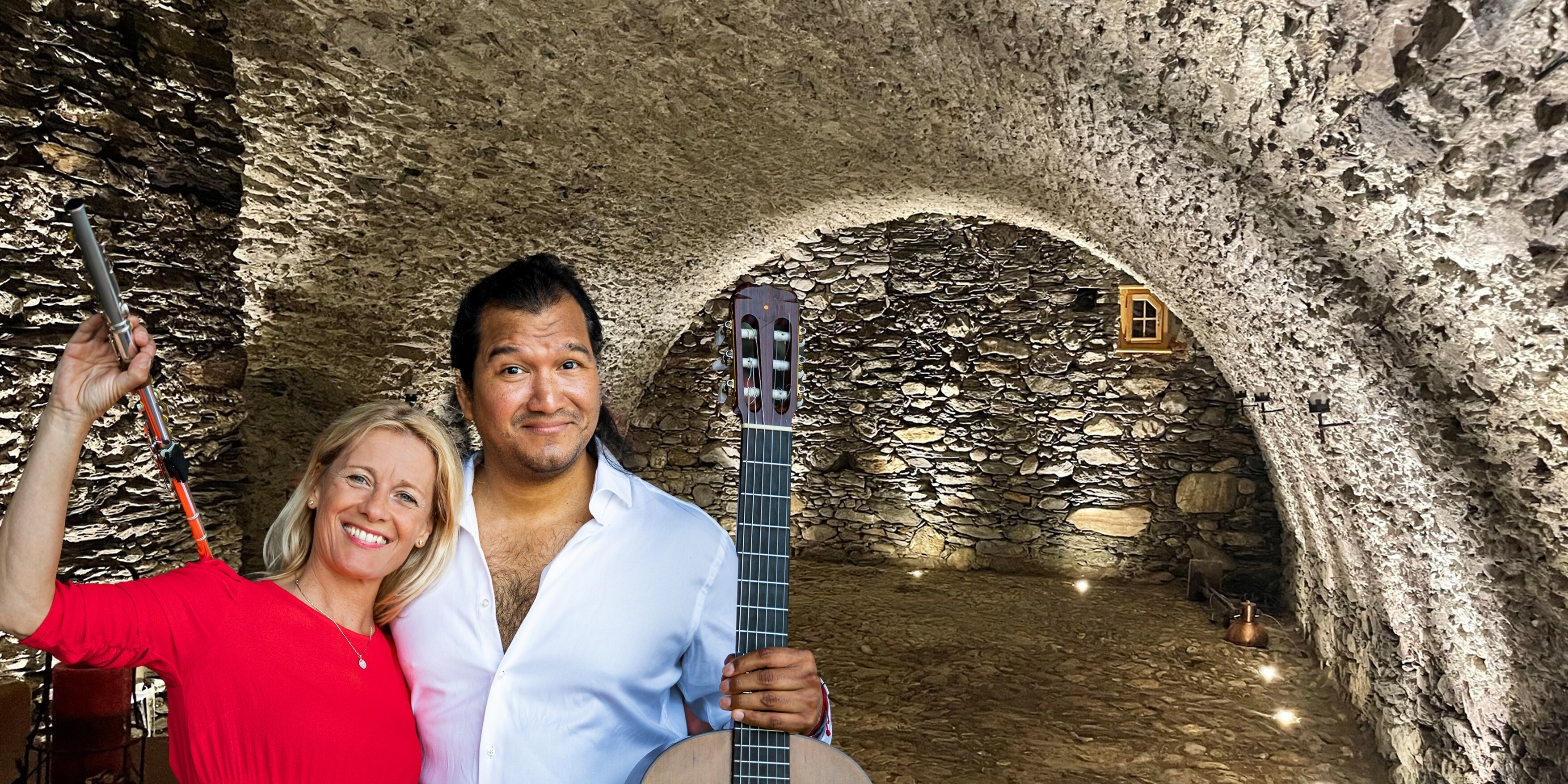 Sommernachtskonzert im Gewölbekeller - Austrian- Latin Duo